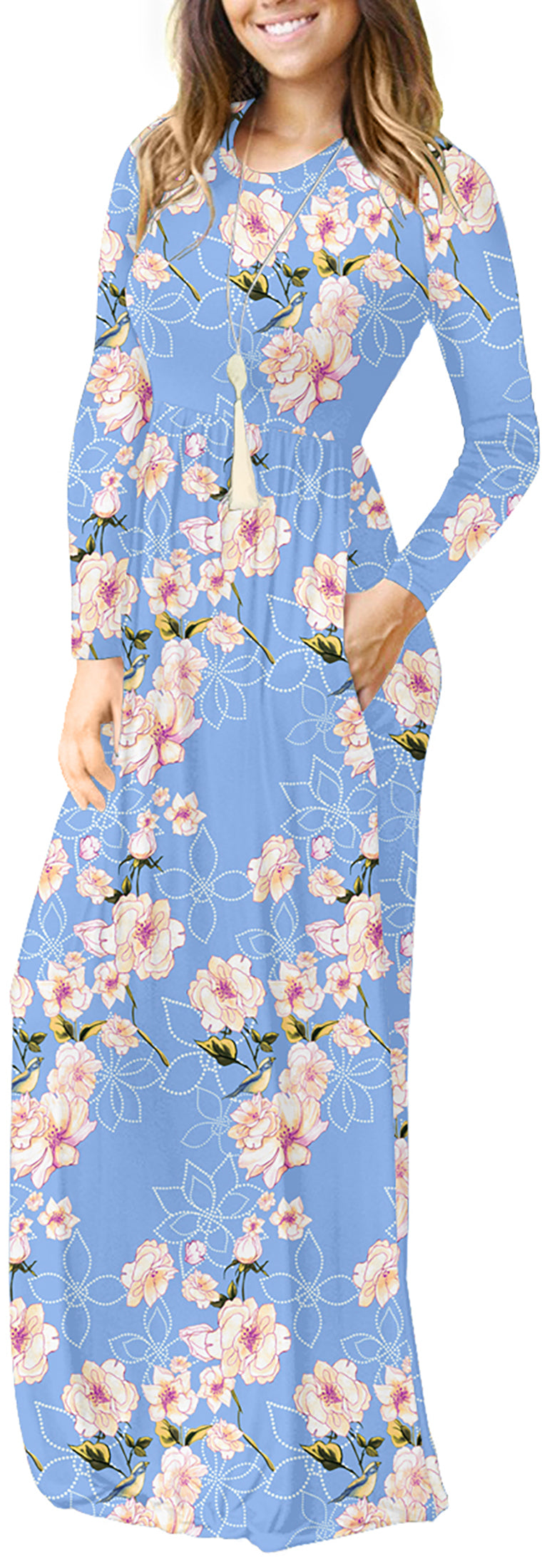 Floral Light Blue2
