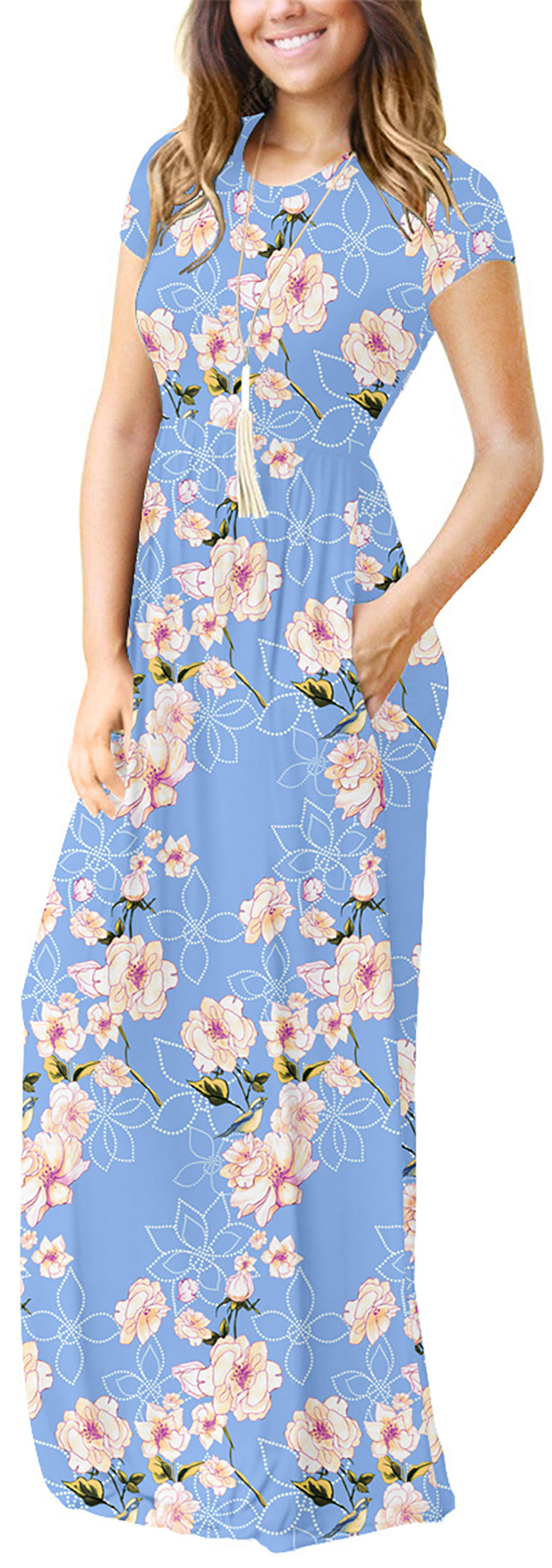 Floral Light Blue2