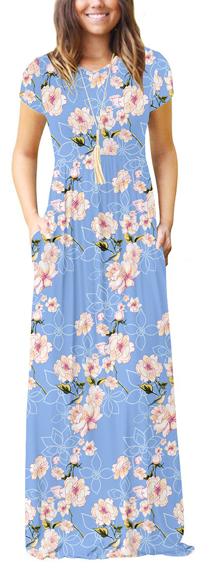 Floral Light Blue1