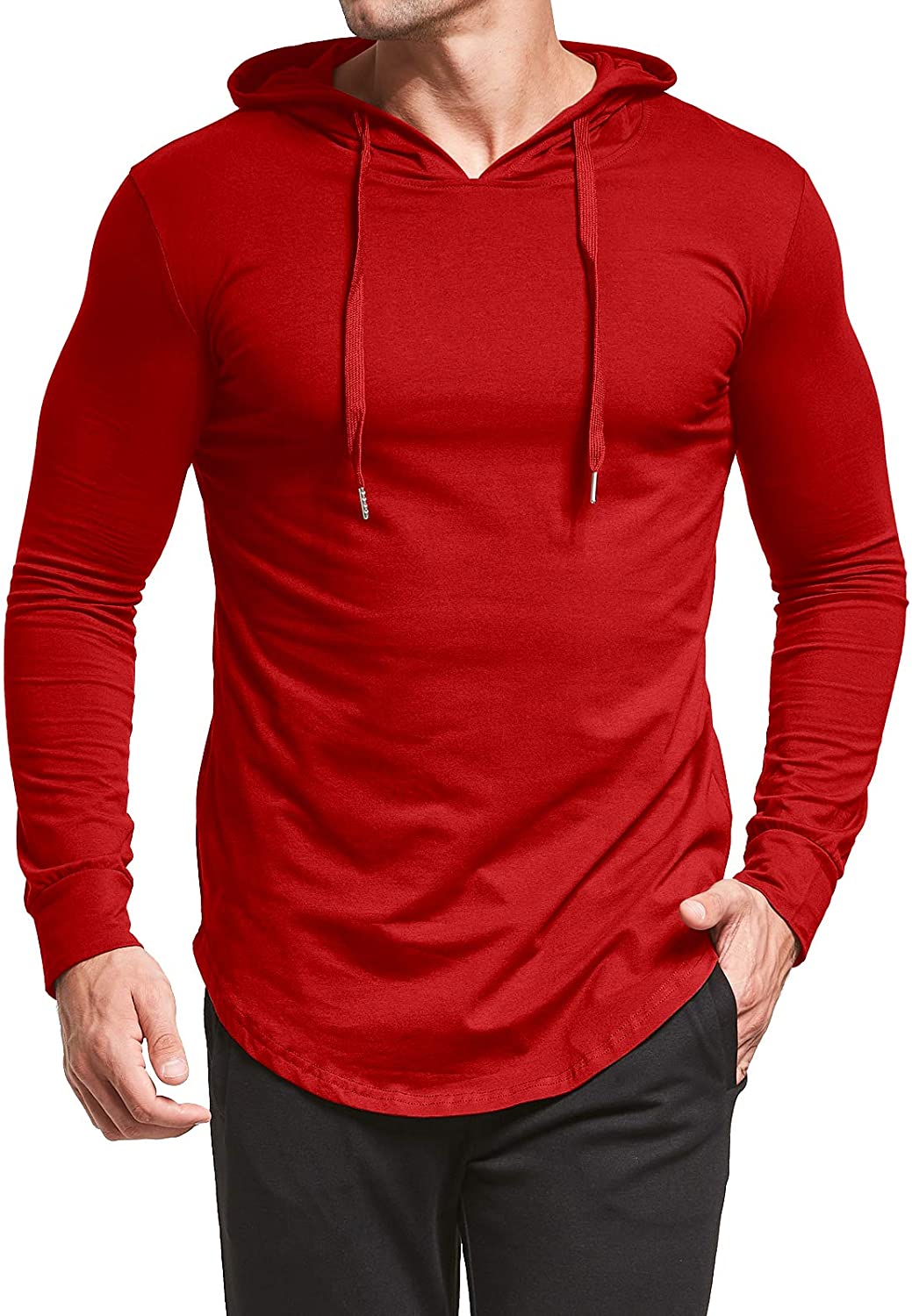 Aiyino Men's S-5X Short/Long Sleeve Fashion Athletic Hoodies Sport Sweatshirt Pullover