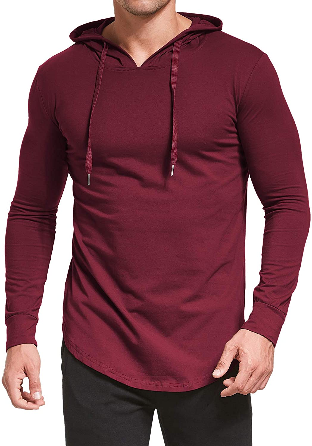 Aiyino Men's S-5X Short/Long Sleeve Fashion Athletic Hoodies Sport Sweatshirt Pullover