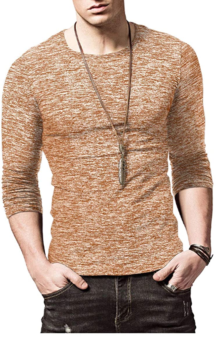 KUYIGO Mens Active School Running Shirt Gym Workout Quick Dry Crew Neck Short Sleeve Tops