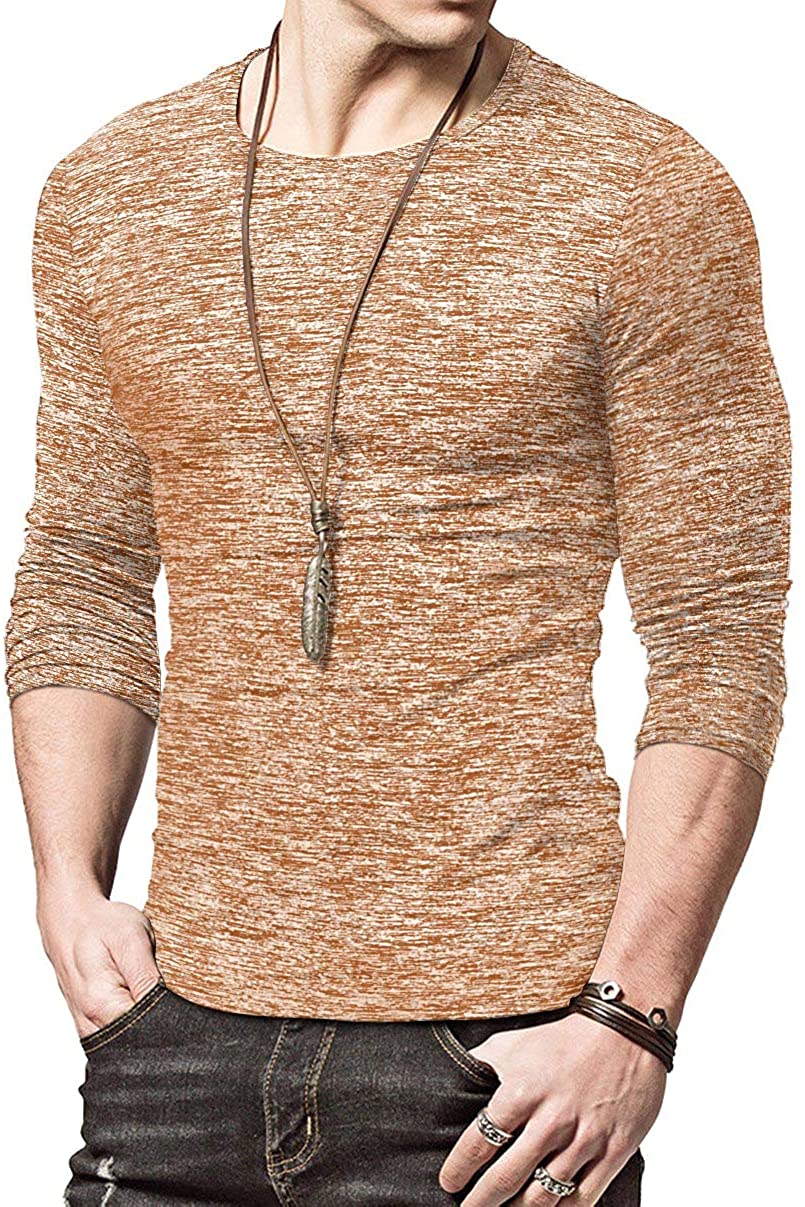 KUYIGO Mens Active School Running Shirt Gym Workout Quick Dry Crew Neck Short Sleeve Tops