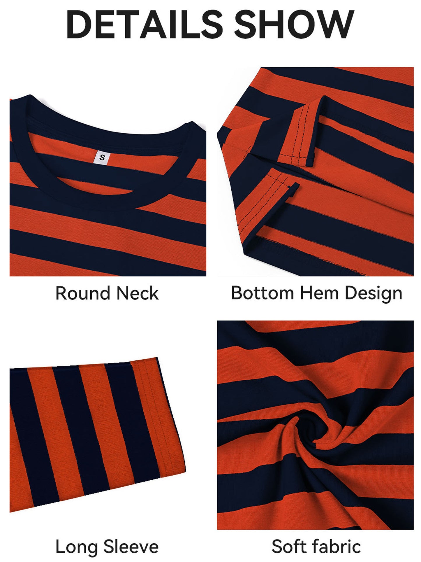 Orange Navy Blue5