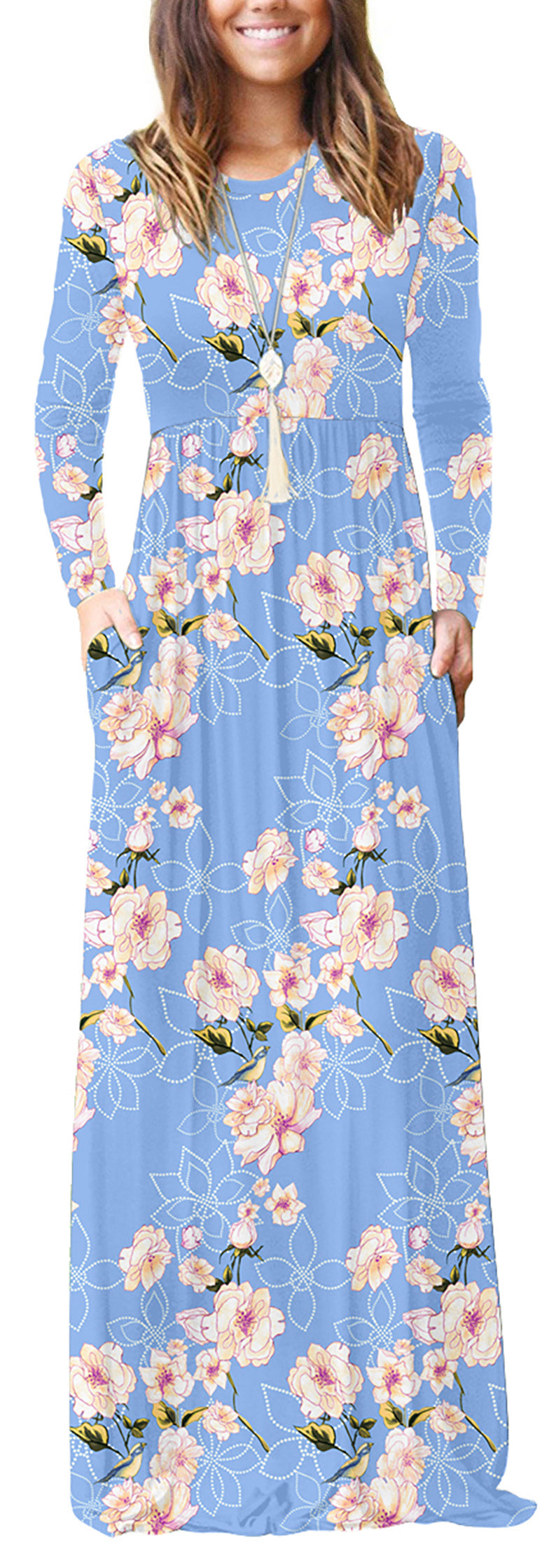 Floral Light Blue1