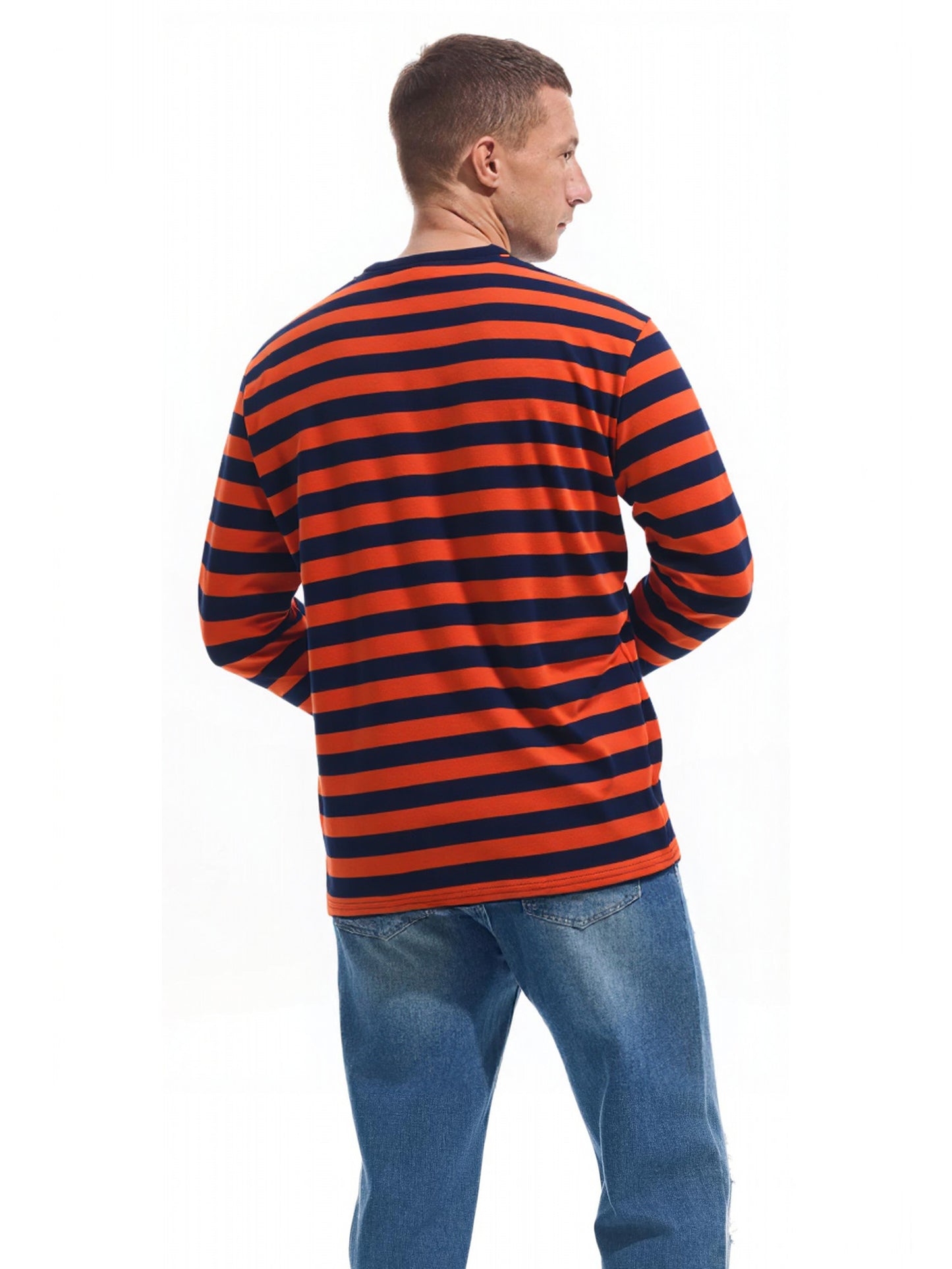 Orange Navy Blue4