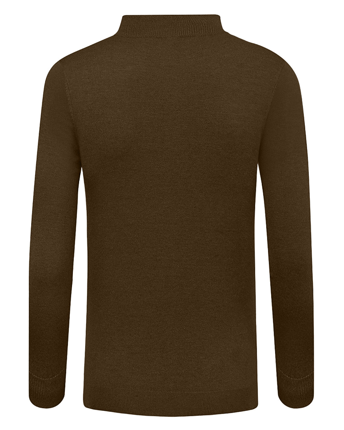 Aiyino Men's Quarter Zip Sweaters Slim Fit Lightweight Cotton Mock Turtleneck Pullover Sweaters
