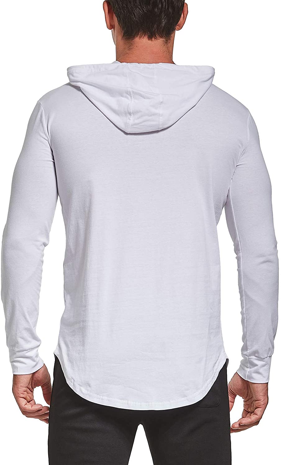 Aiyino Men's S-5X Short/Long Sleeve Fashion Athletic Hoodies Sport Sweatshirt  Pullover